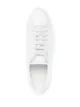 Canali leather lace-up trainers