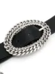 Image 2 of Alessandra Rich crystal-embellished buckle belt