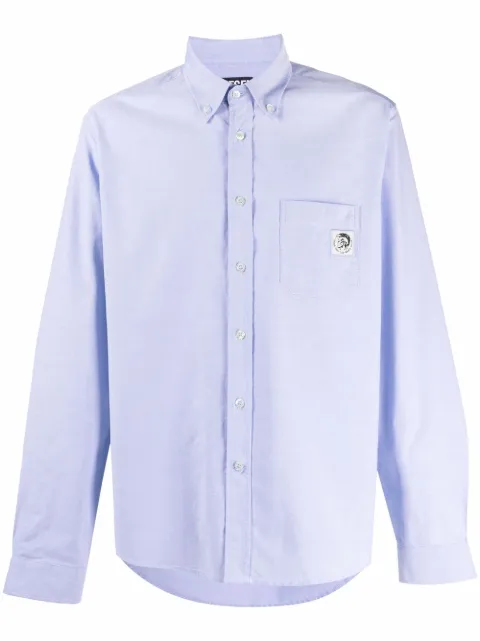 Diesel long-sleeved Oxford shirt