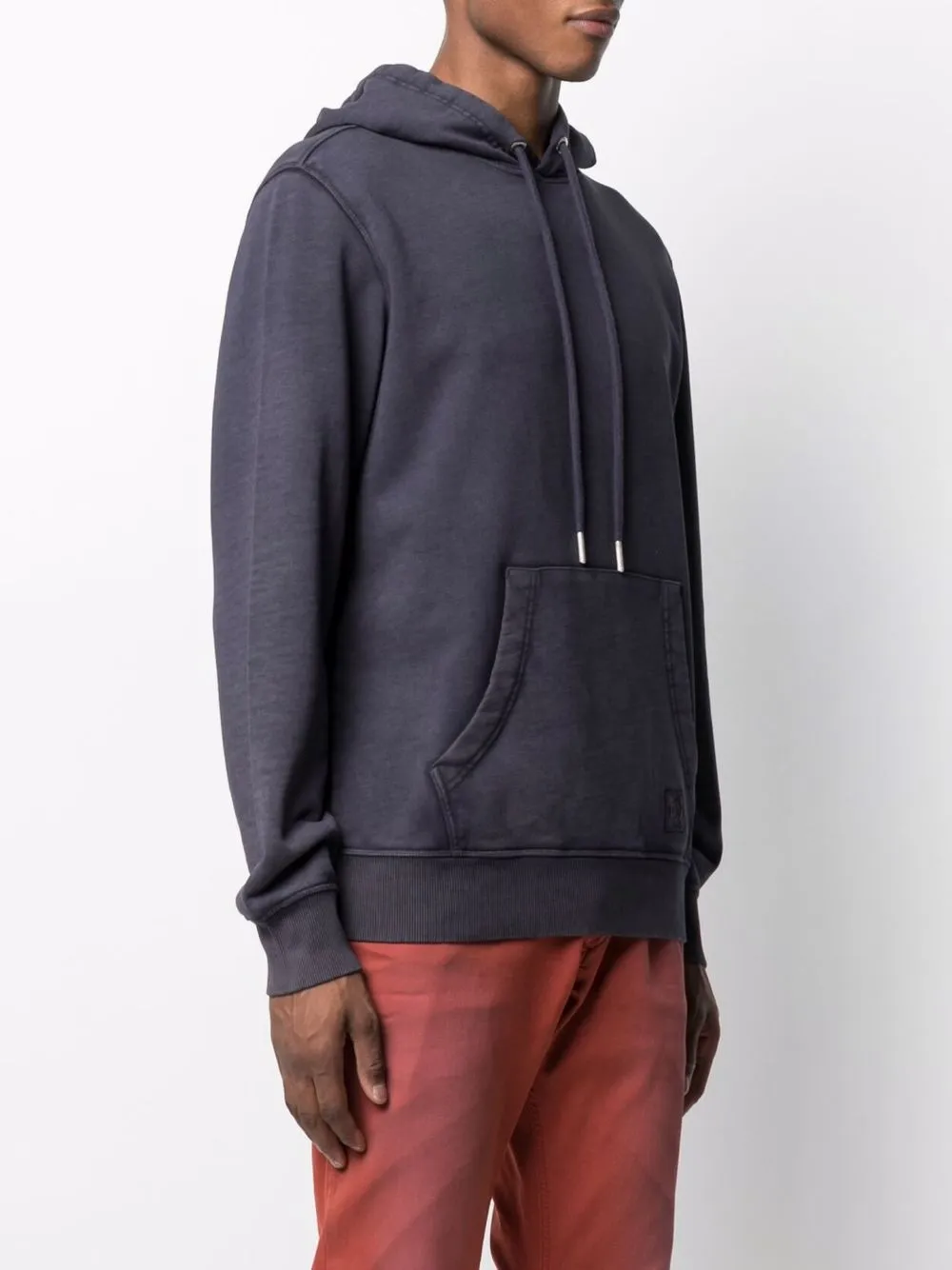 Diesel Hoodie met logopatch Blauw