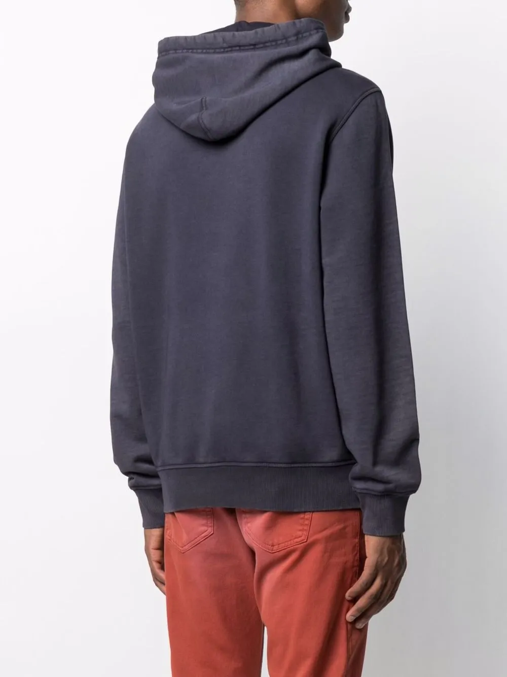 Diesel Hoodie met logopatch Blauw
