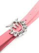 Image 2 of Pinko crystal-buckle leather belt