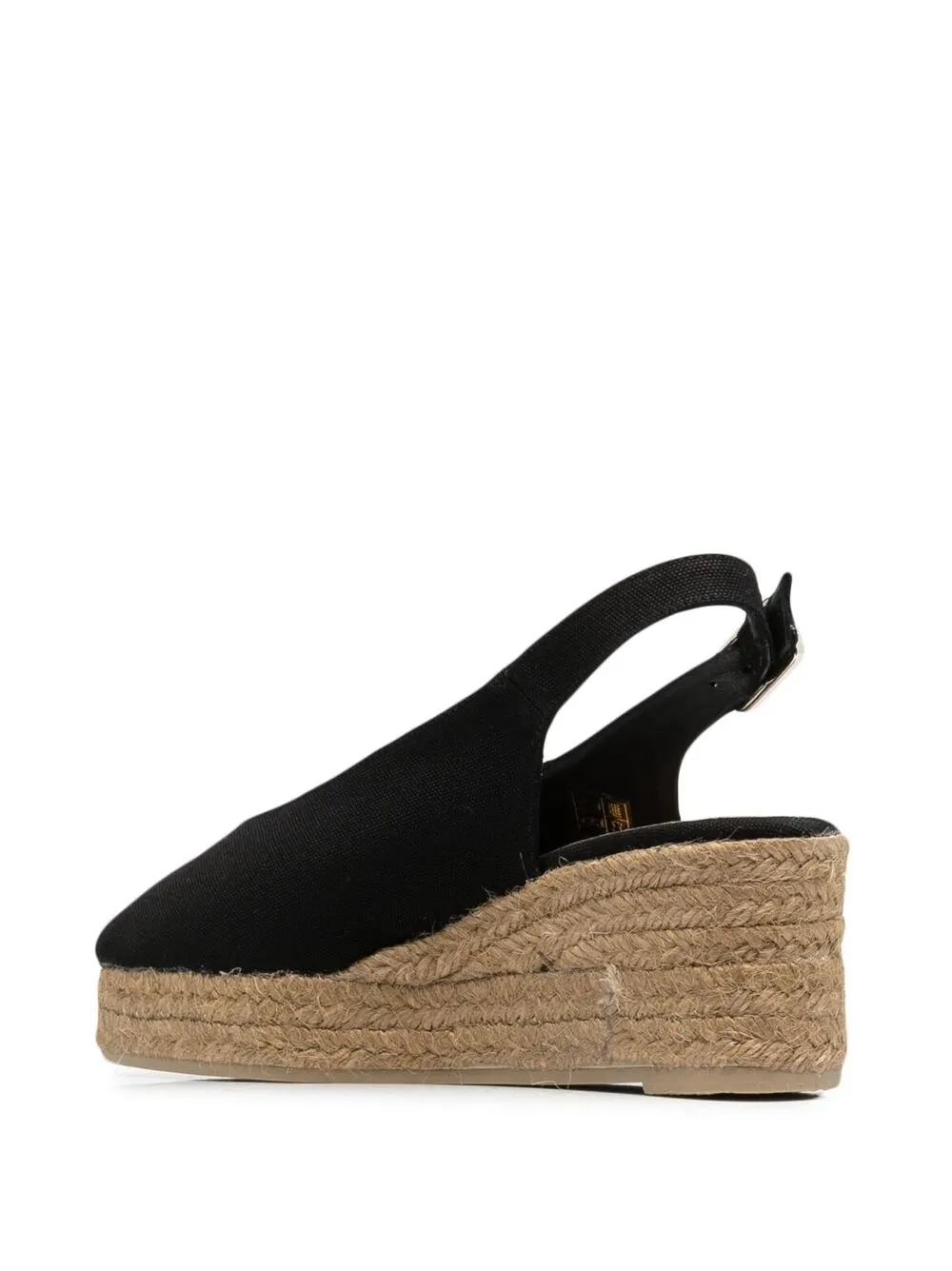 фото Castañer эспадрильи на танкетке с открытым носком
