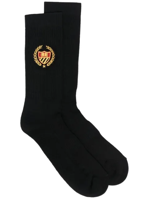BEL-AIR ATHLETICS embroidered-crest socks