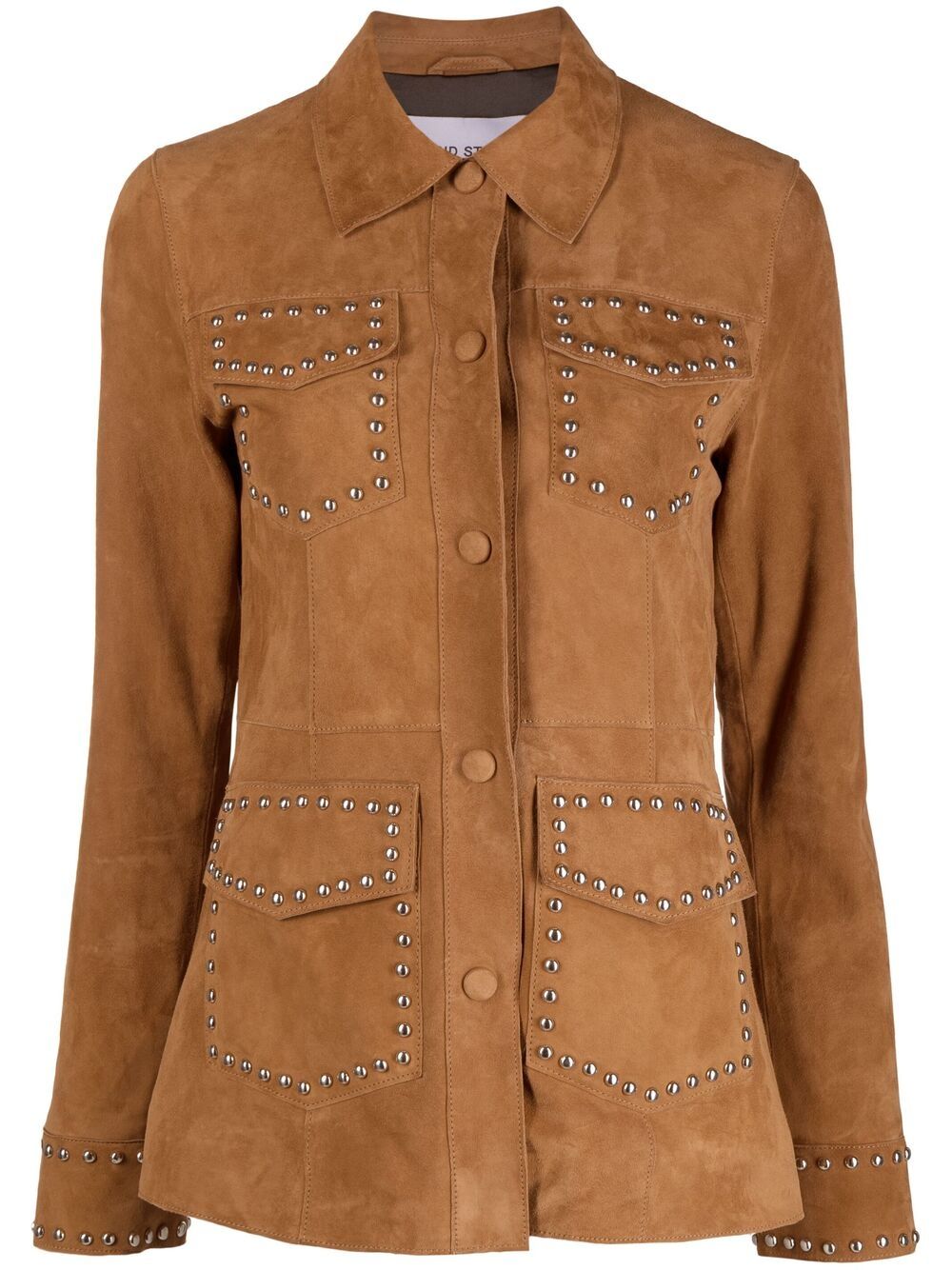 Studded on sale suede jacket