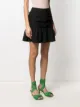 GANNI ruched mini skirt