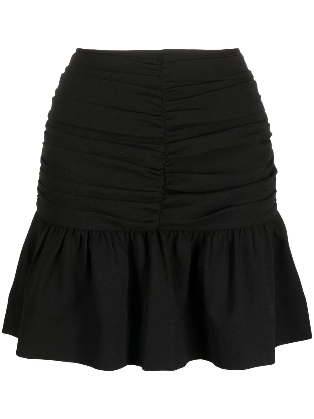 GANNI RUCHED MINI SKIRT