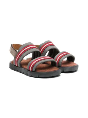 designer double strap sandals