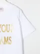 Alberta Ferretti Kids slogan-print cotton T-shirt