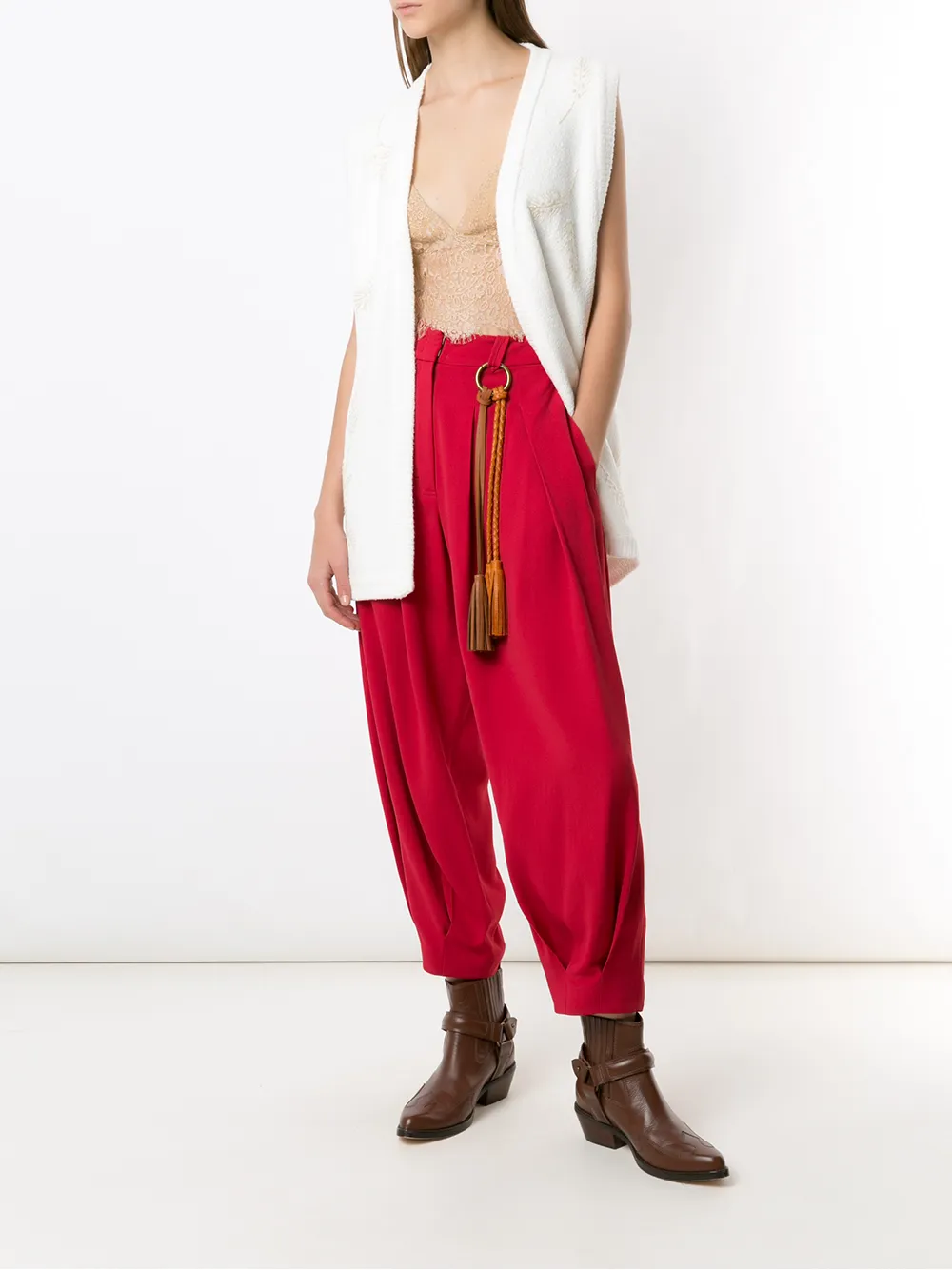 Nk Crêpe broek - Rood