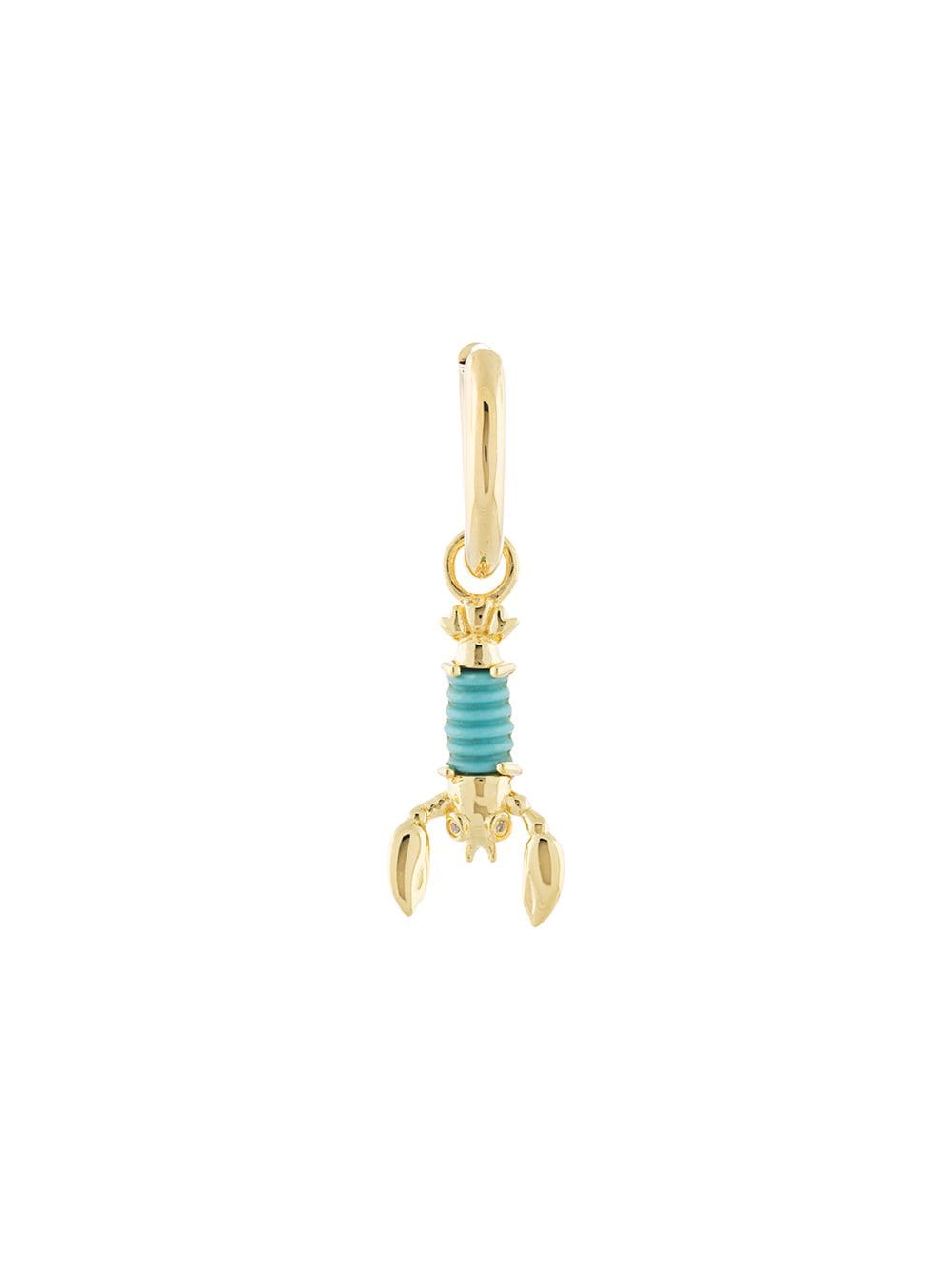 Eshvi lobster-charm earring
