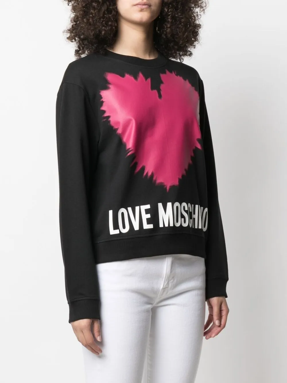 фото Love moschino толстовка с принтом