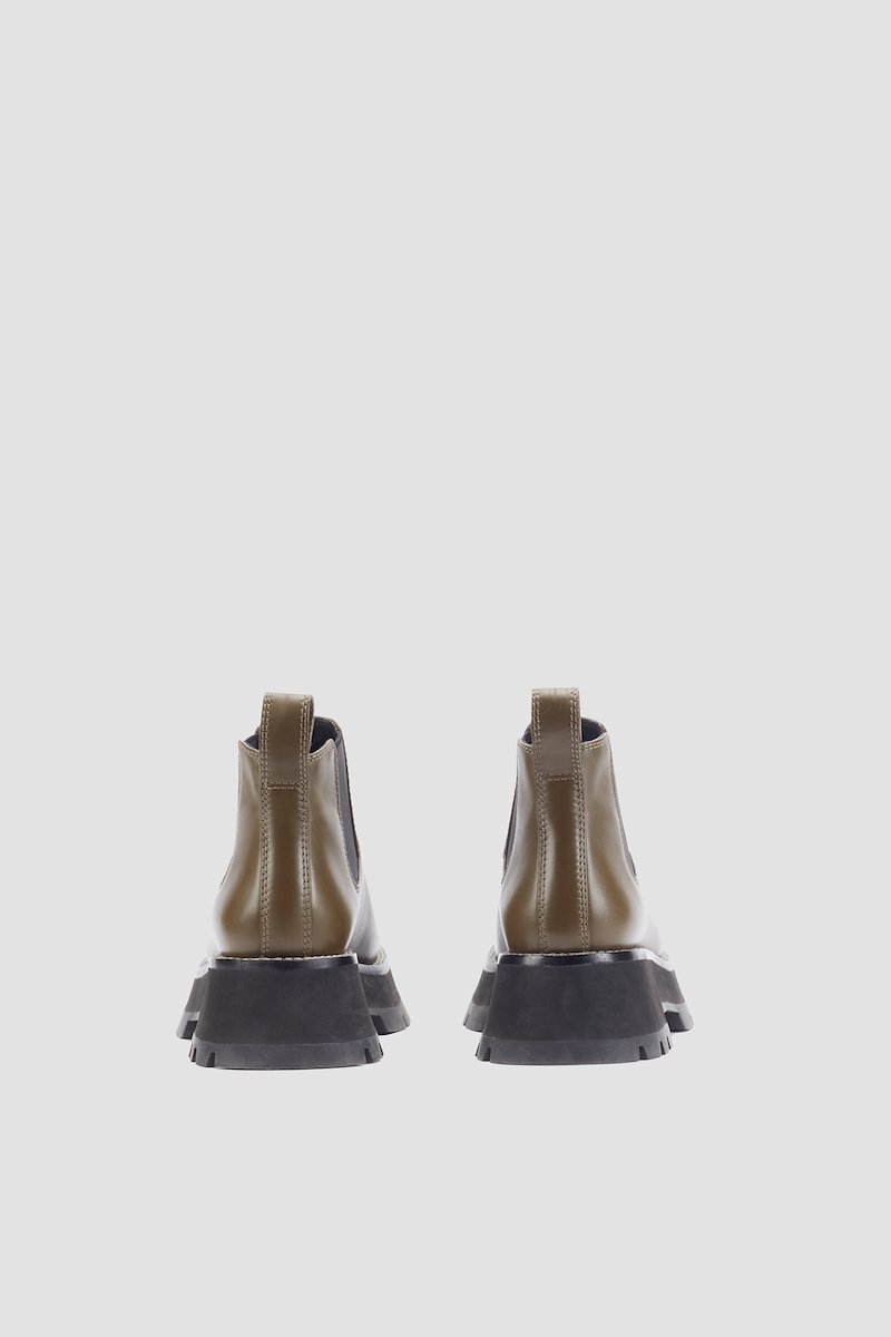 Kate Short Lug Sole Combat Boot-green #0 Kate Short Lug Sole Combat Boot, null- 4