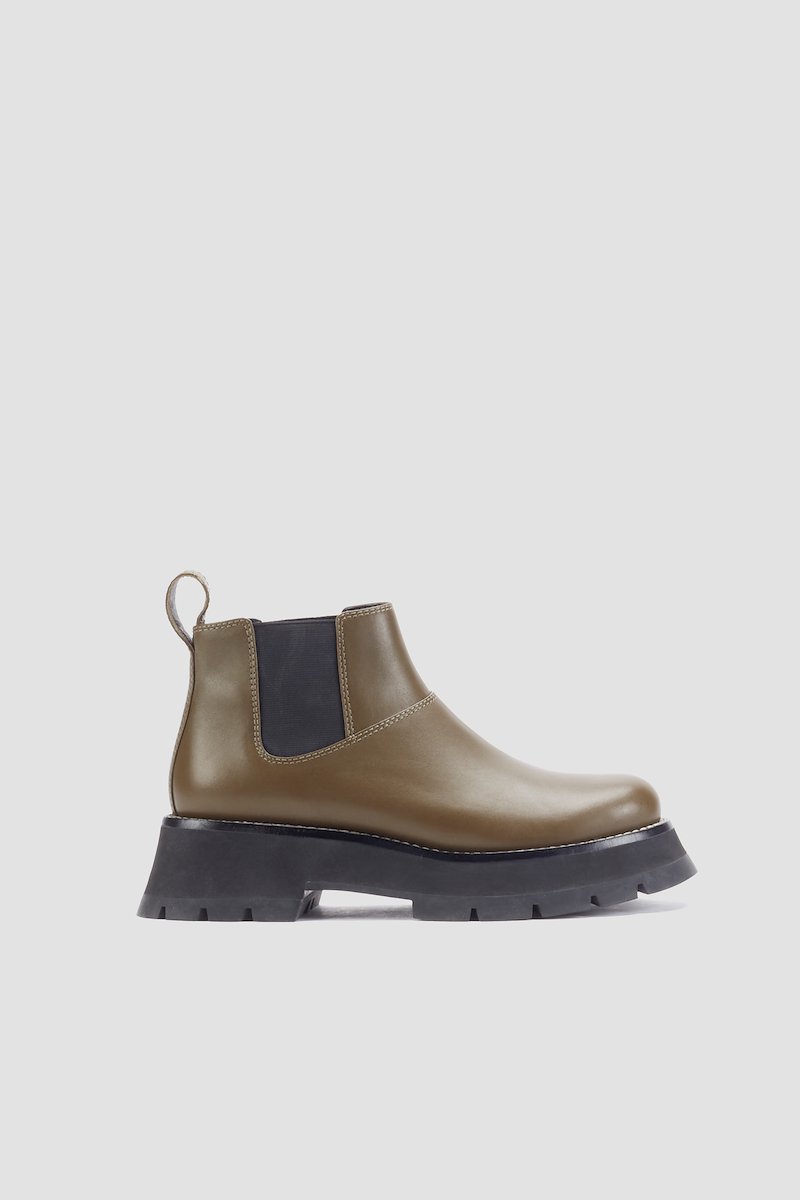 Kate Short Lug Sole Combat Boot-green #0 Kate Short Lug Sole Combat Boot, null- 2
