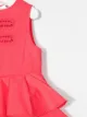 Elisabetta Franchi La Mia Bambina vestido con logo bordado