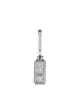 Image 1 of AS29 18kt white gold DNA mini full diamond earring