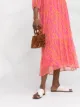 Luisa Cerano Kleid mit abstraktem Print