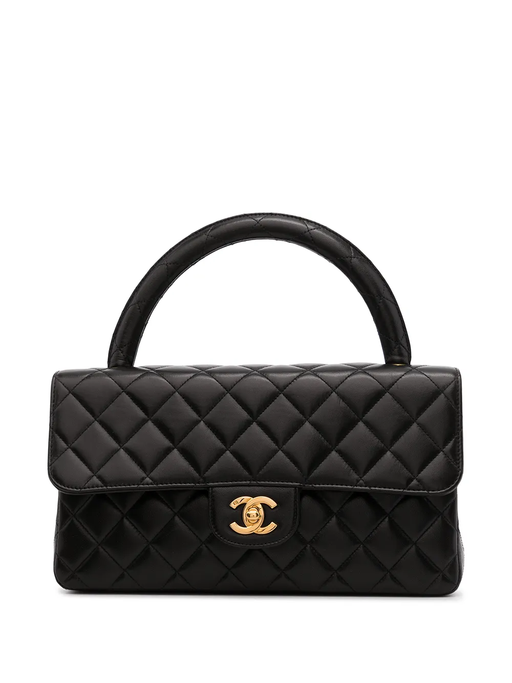 фото Chanel pre-owned стеганая сумка-тоут 1997-го года
