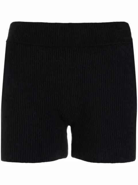 Helmut Lang rib-knit shorts