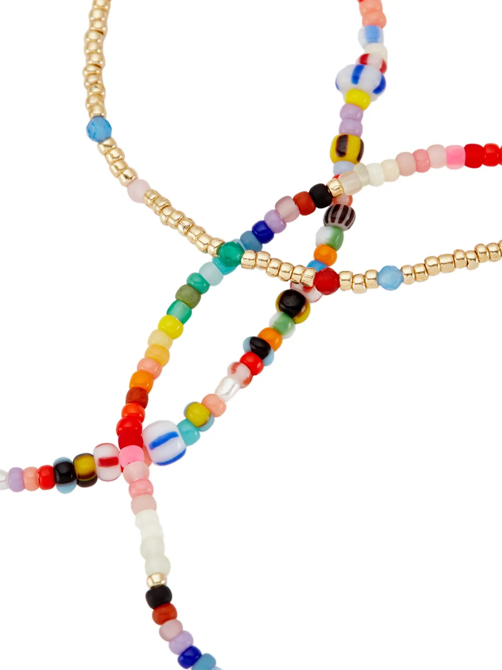 Image 2 of Anni Lu El Dorado set of three beaded bracelets