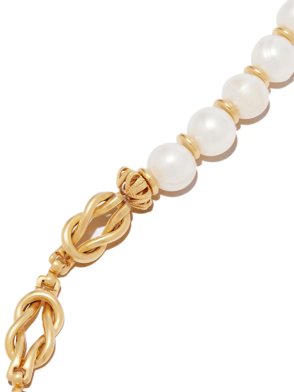 Image 2 of Brinker & Eliza BRNKR GLD PERL CHAIN SPENCER BRCLT