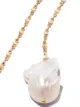 Brinker & Eliza Nell pearl lariat chain necklace