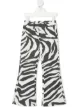 Image 1 of Caroline Bosmans zebra-print flared trousers
