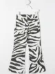 Image 2 of Caroline Bosmans zebra-print flared trousers