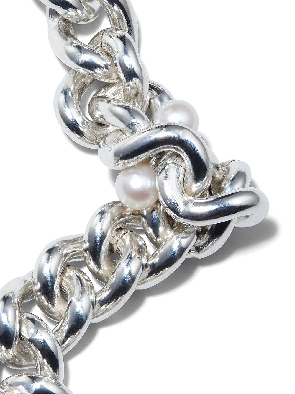 CC-Steding Pearl Detail Chain Necklace - Farfetch