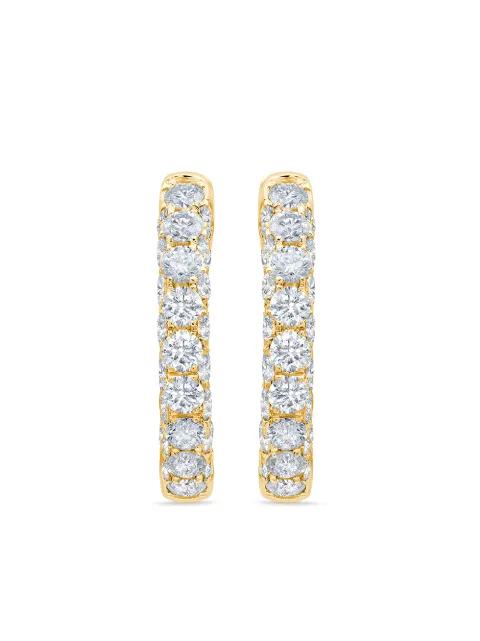 graziela arracadas en oro amarillo de 18kt con diamantes