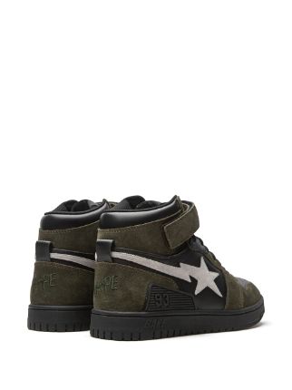 BAPE BLOCK STA high-top sneakers展示图