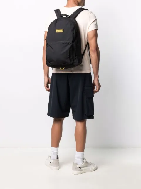 Barbour logo-patch Backpack - Farfetch