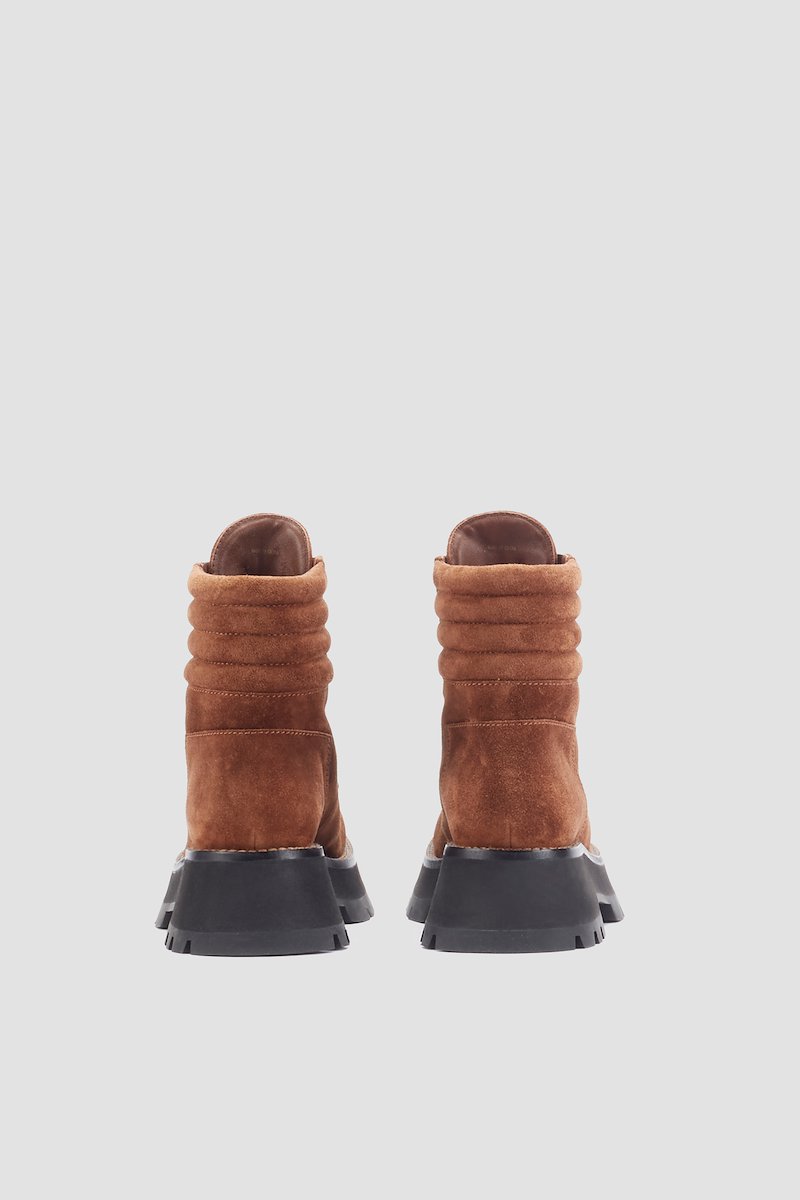 Kate Lug Sole Double Zip Boot-brown #0 Kate Lug Sole Double Zip Boot, null- 4