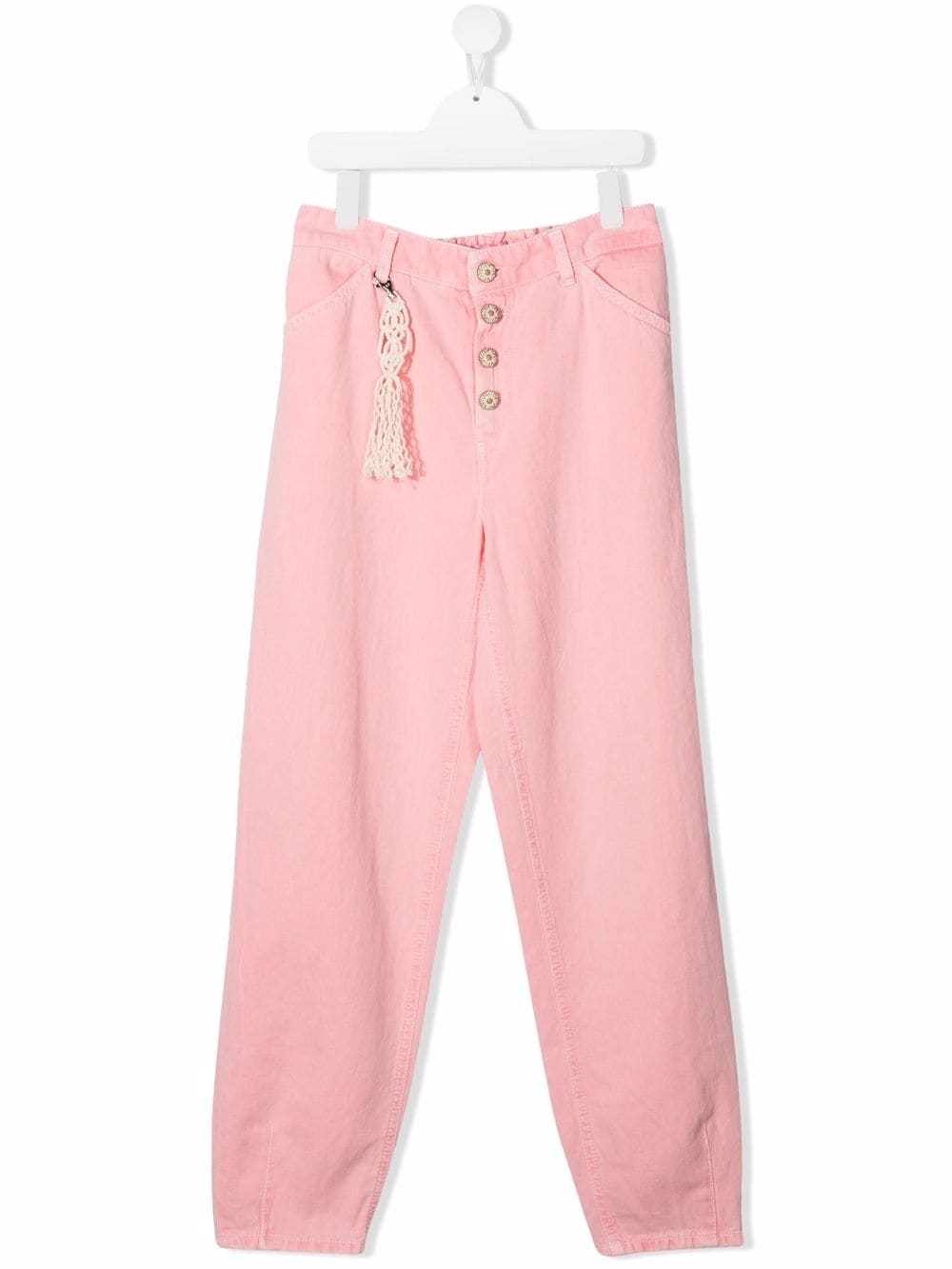 

DONDUP KIDS jeans holgados con tiro alto - Rosado