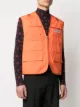 MISBHV logo-patch zip-up vest