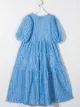 Image 2 of Caroline Bosmans floral-applique tiered dress