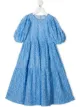 Image 1 of Caroline Bosmans floral-applique tiered dress