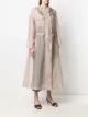 Emporio Armani sheer single-breasted coat