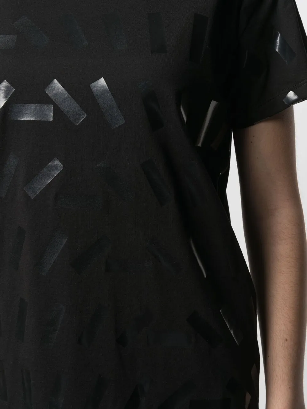 фото Maison margiela футболка с абстрактным принтом