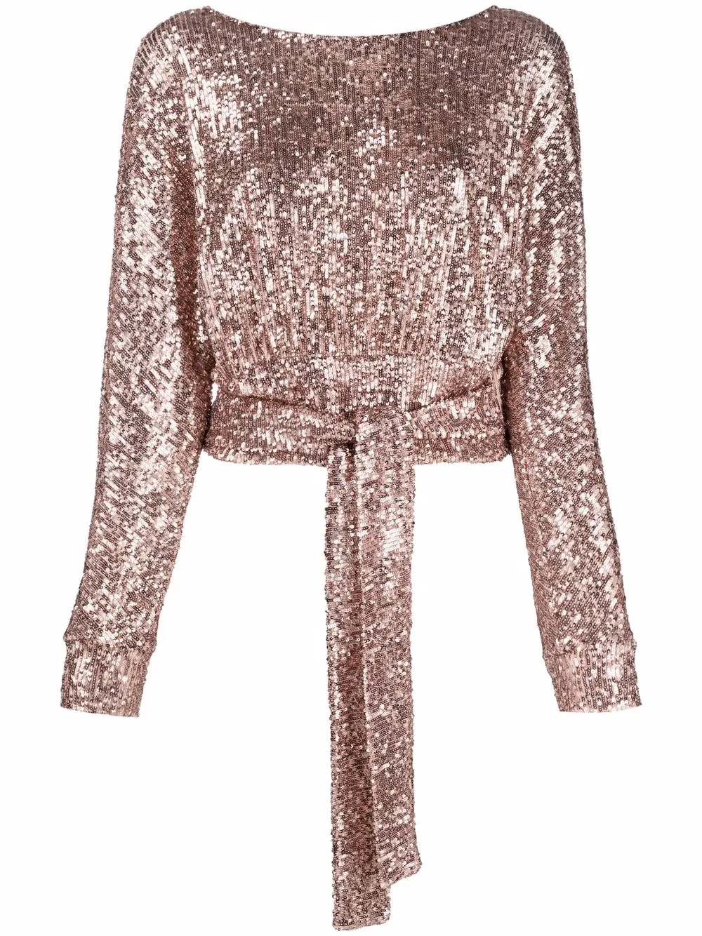 pink sequin blouse