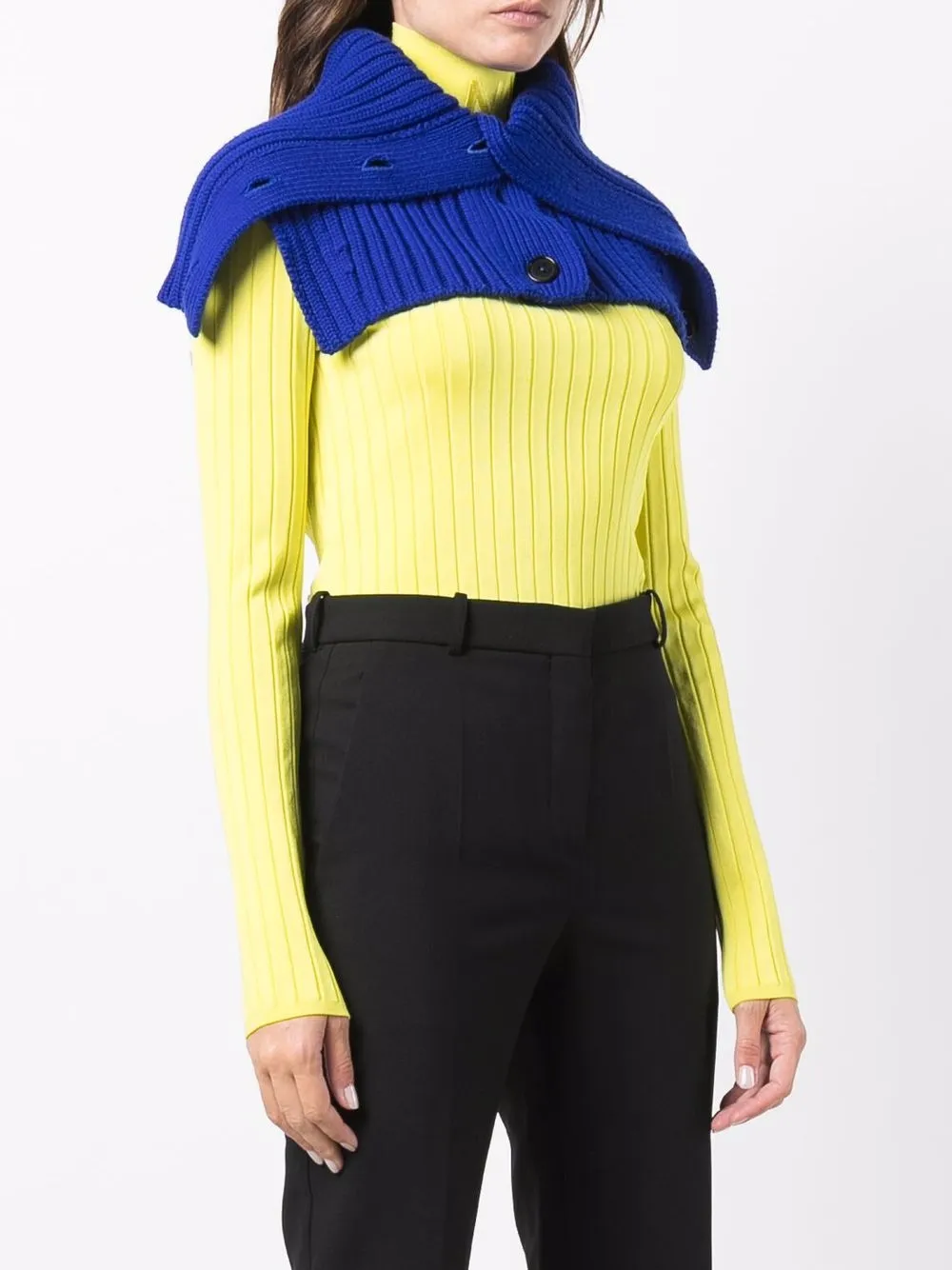 фото Nina ricci шерстяной шарф в рубчик