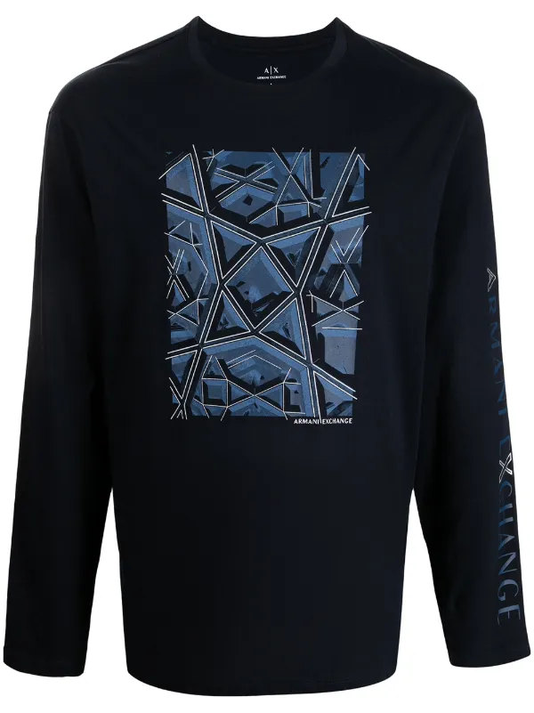 long sleeve armani exchange