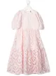 Image 1 of Caroline Bosmans perforated midi dress