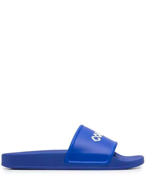Marcelo Burlon County of Milan logo-print slides