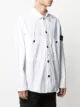 Stone Island logo-patch shirt jacket