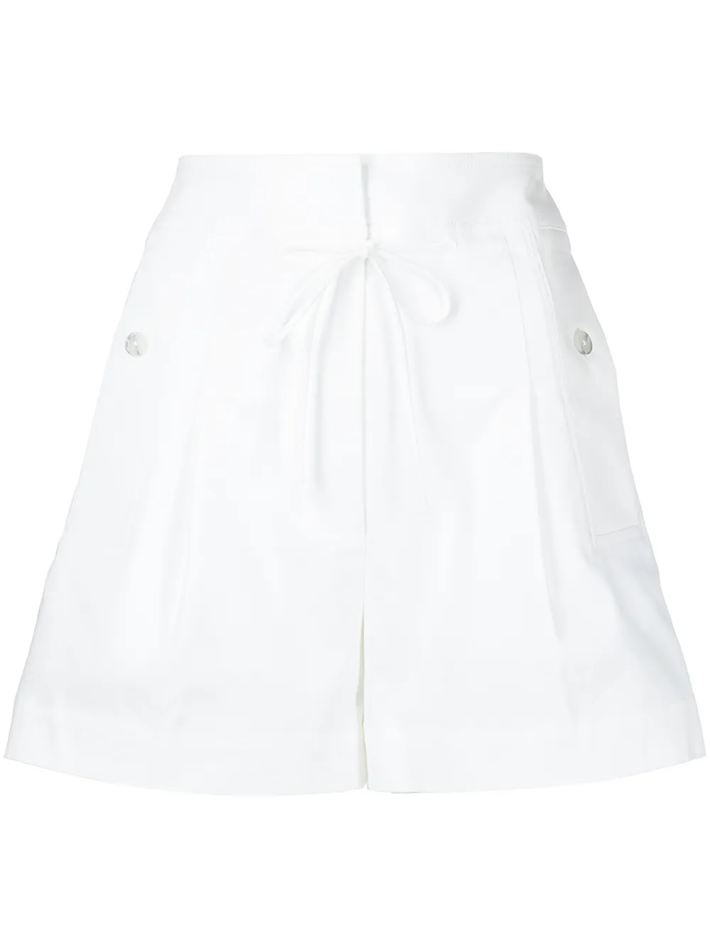 

3.1 Phillip Lim high-waisted A-line shorts - White