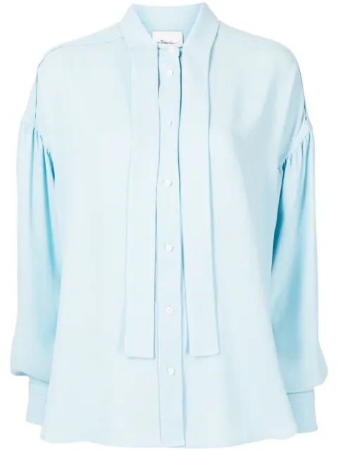 3.1 Phillip Lim  pussybow satin shirt 