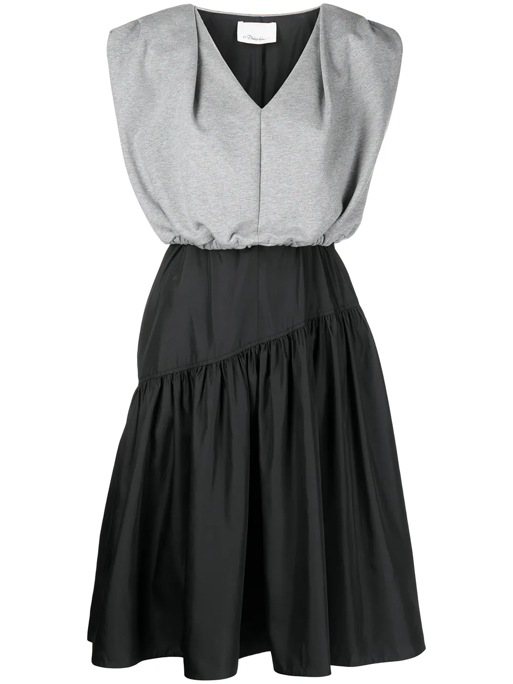 

3.1 Phillip Lim French-terry combo dress - Blue