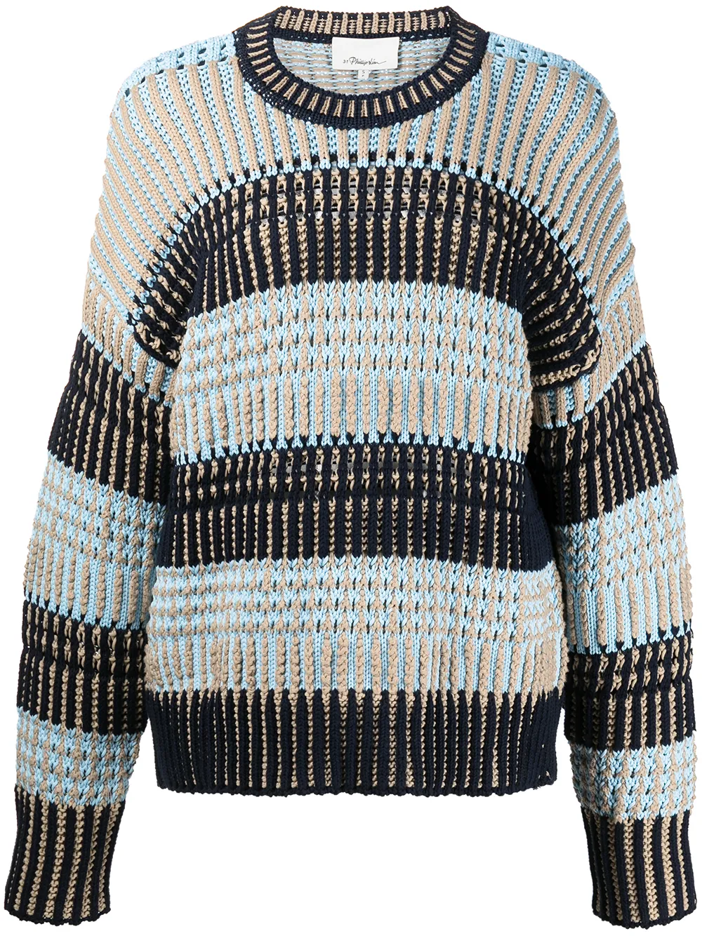 

3.1 Phillip Lim striped-knit two-tone jumper - Multicolour