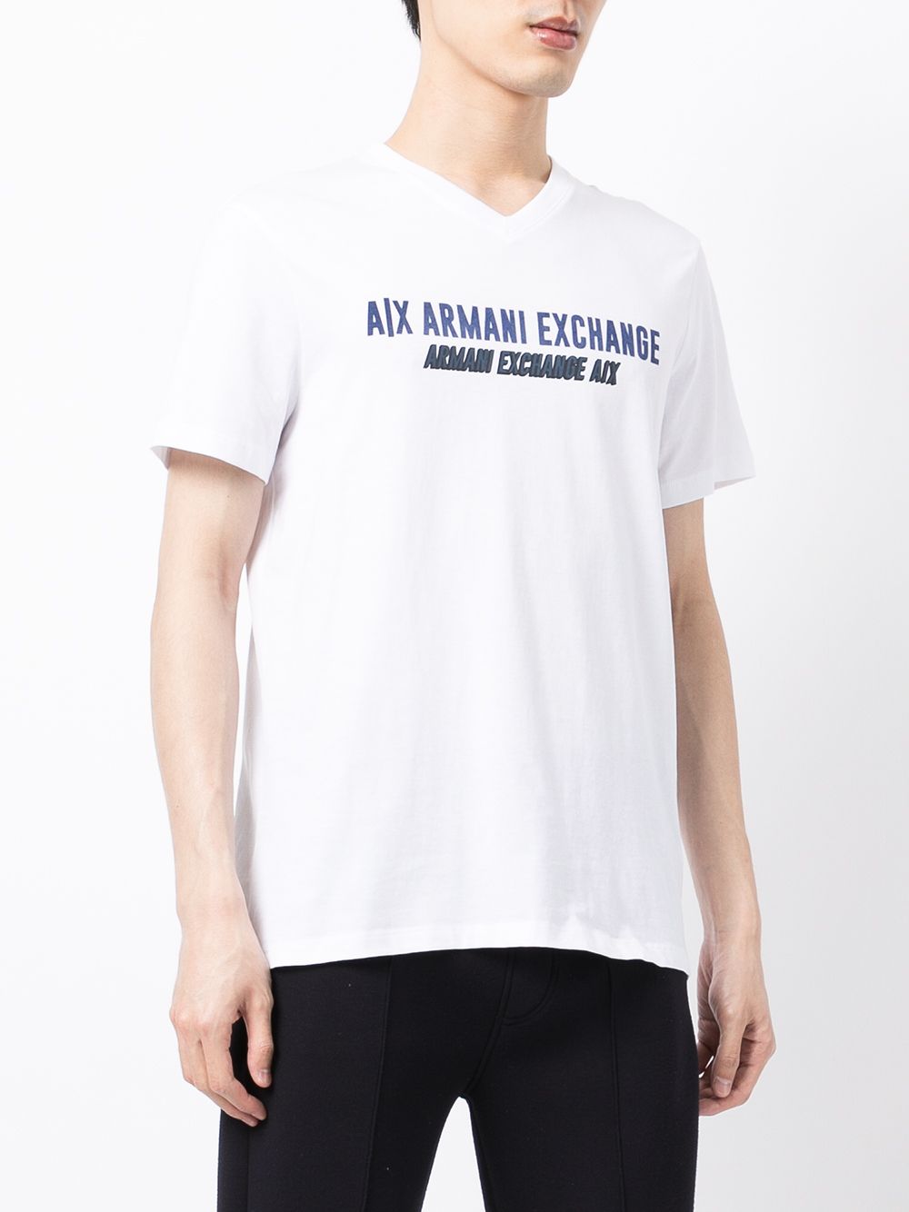 фото Armani exchange футболка с логотипом